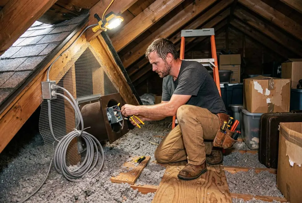 Attic Fan Installation in Jacksonville, FL